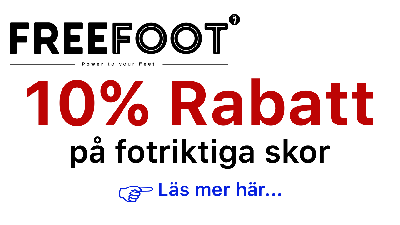 pesamica.se 10% rabatt på fotriktiga skor.